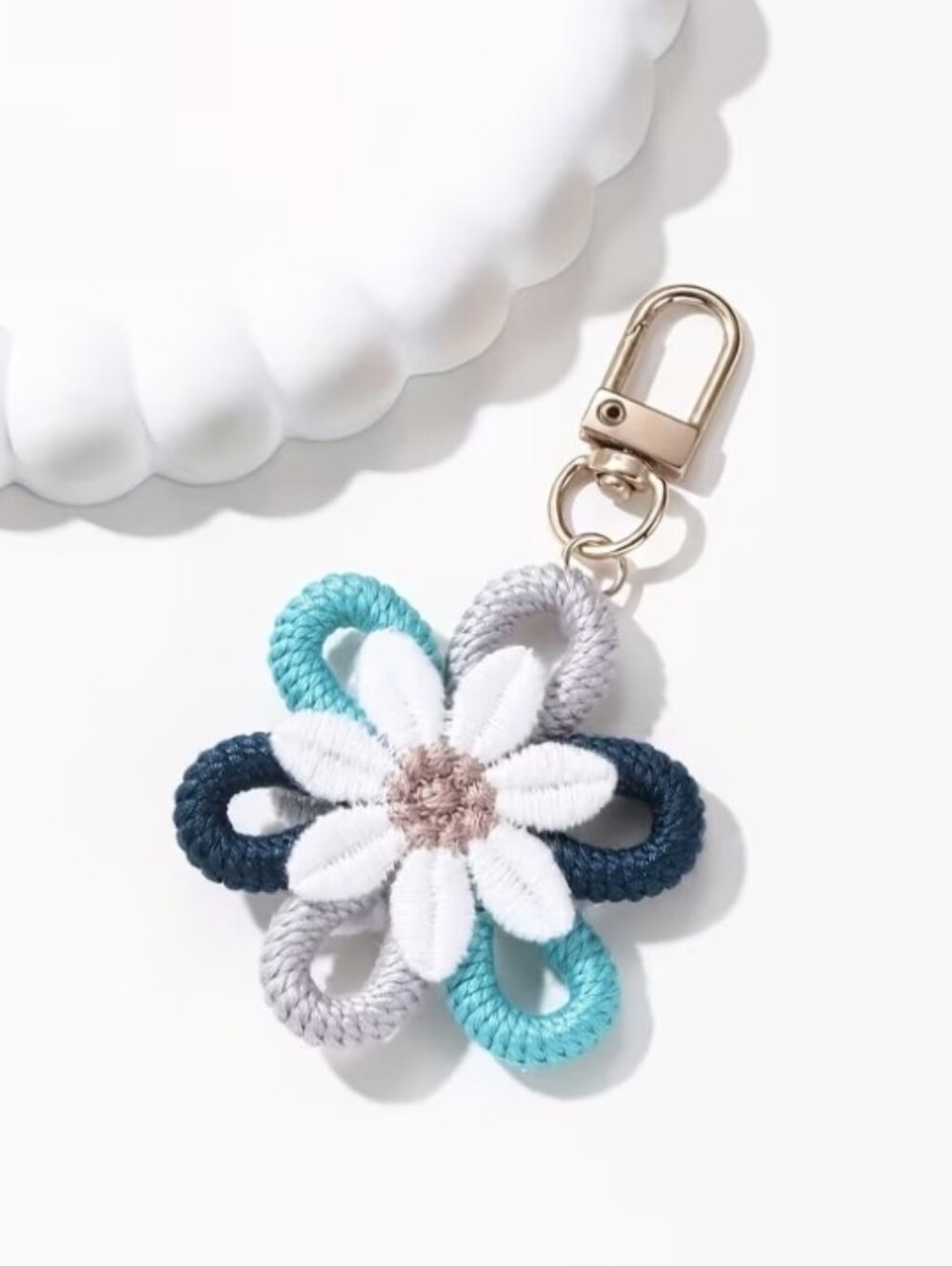 Flower Bag Charm/ Keychain NEW